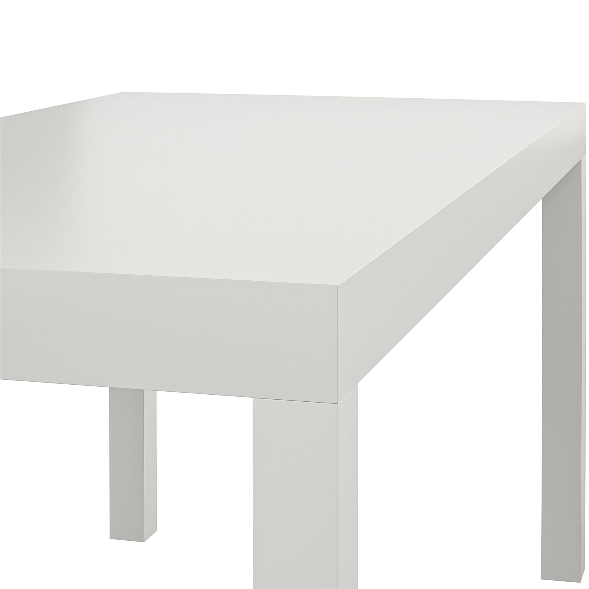 Ameriwood Home Parsons Coffee Table, White