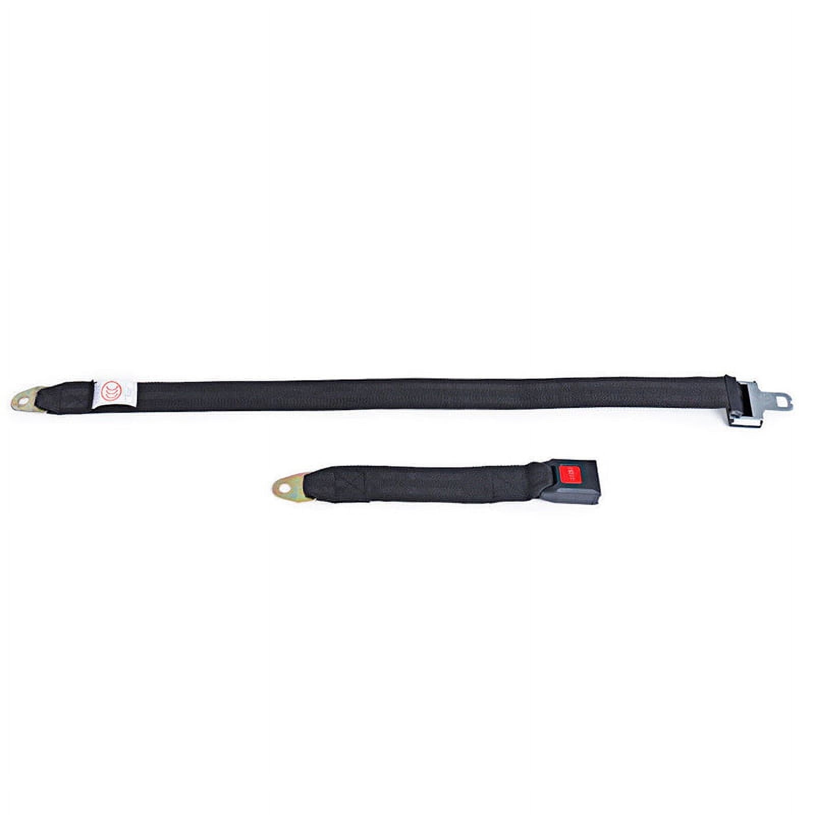 Car Auto Bus Seat Safety Belt Lap 2 Point Adjustable Retractable Universal Seatbelt