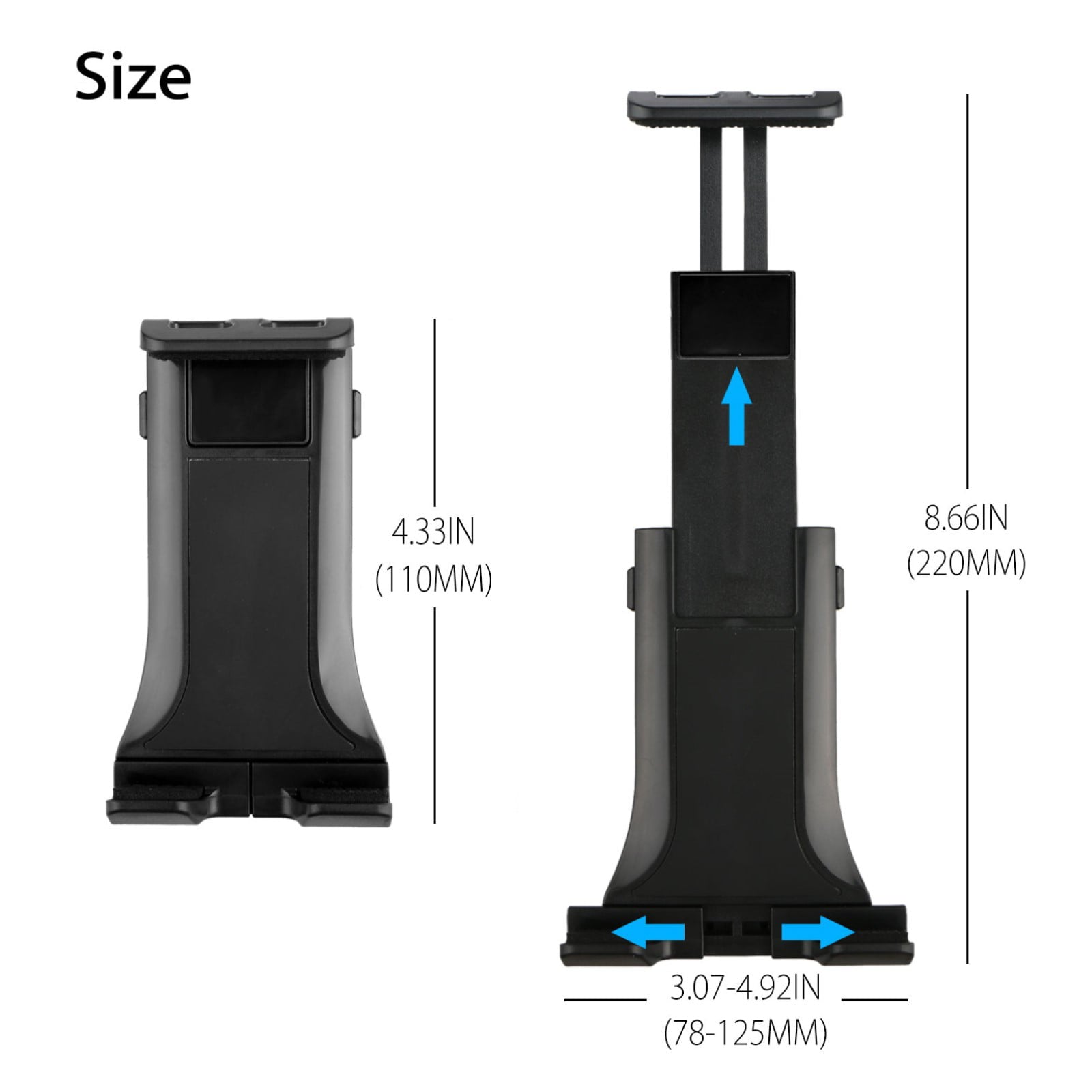 Car Headrest Tablet Holder, EEEkit Universal Adjustable Car Seat Headrest Tablet Mount Holder Fit for Apple iPad Air Mini, Samsung Galaxy Tab, Kindle Fire, Nintendo Switch, and 4.0