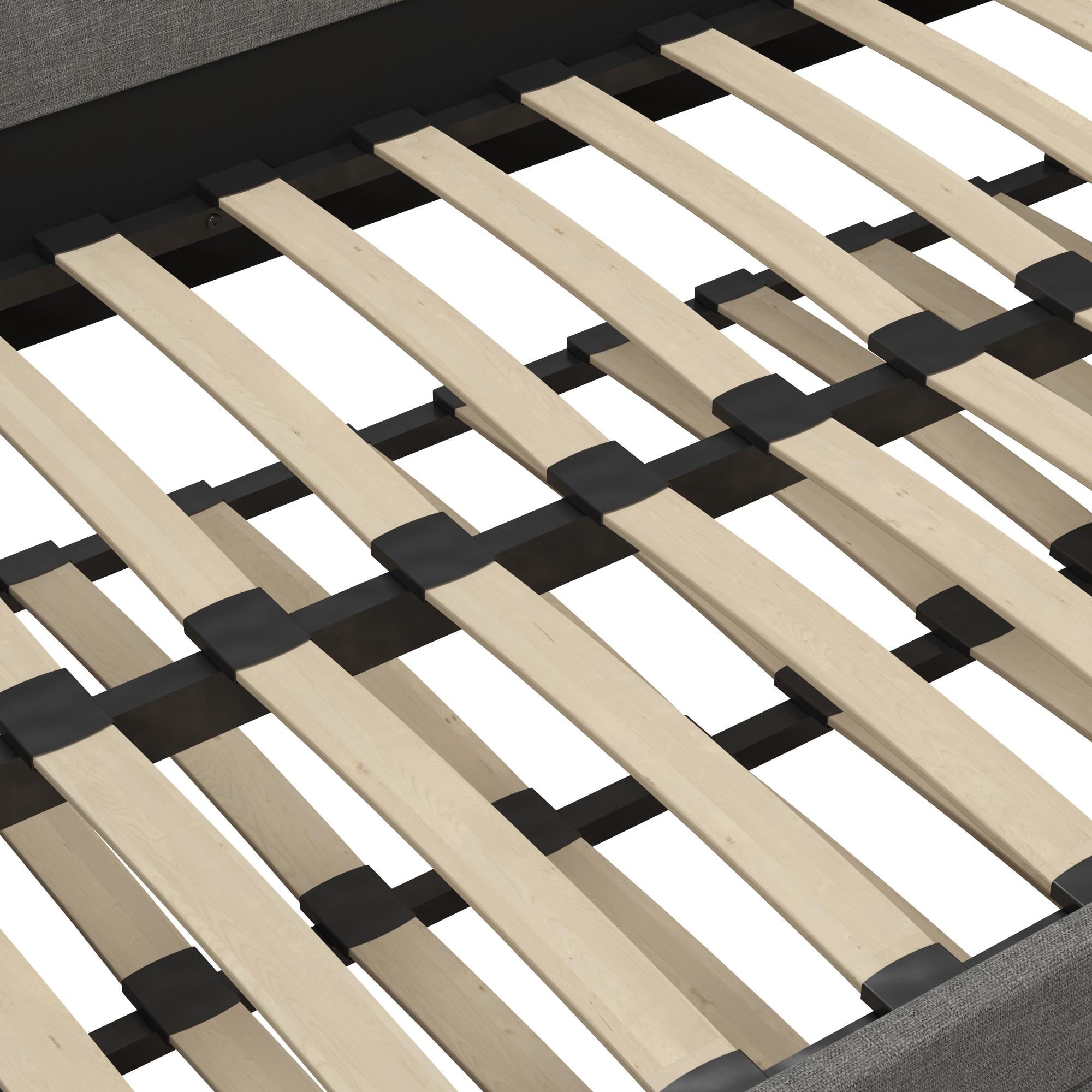 Novogratz Her Majesty Daybed and Trundle, Grey Linen