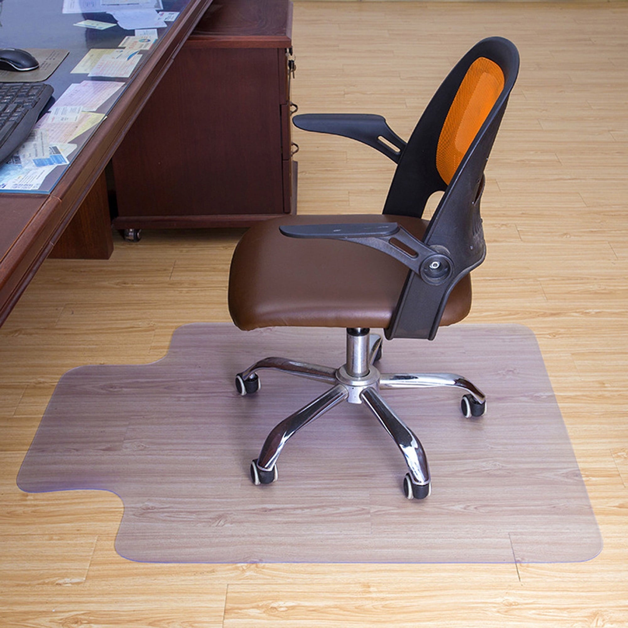 Huakaishijie Floor Protect Mat, Non-Slip Chair Cushion
