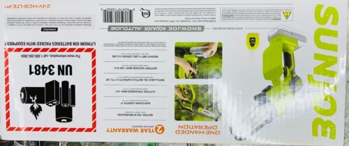 Sun Joe 24V-HCS-LTE-P1 Mini Chainsaw W/ Battery & Charger