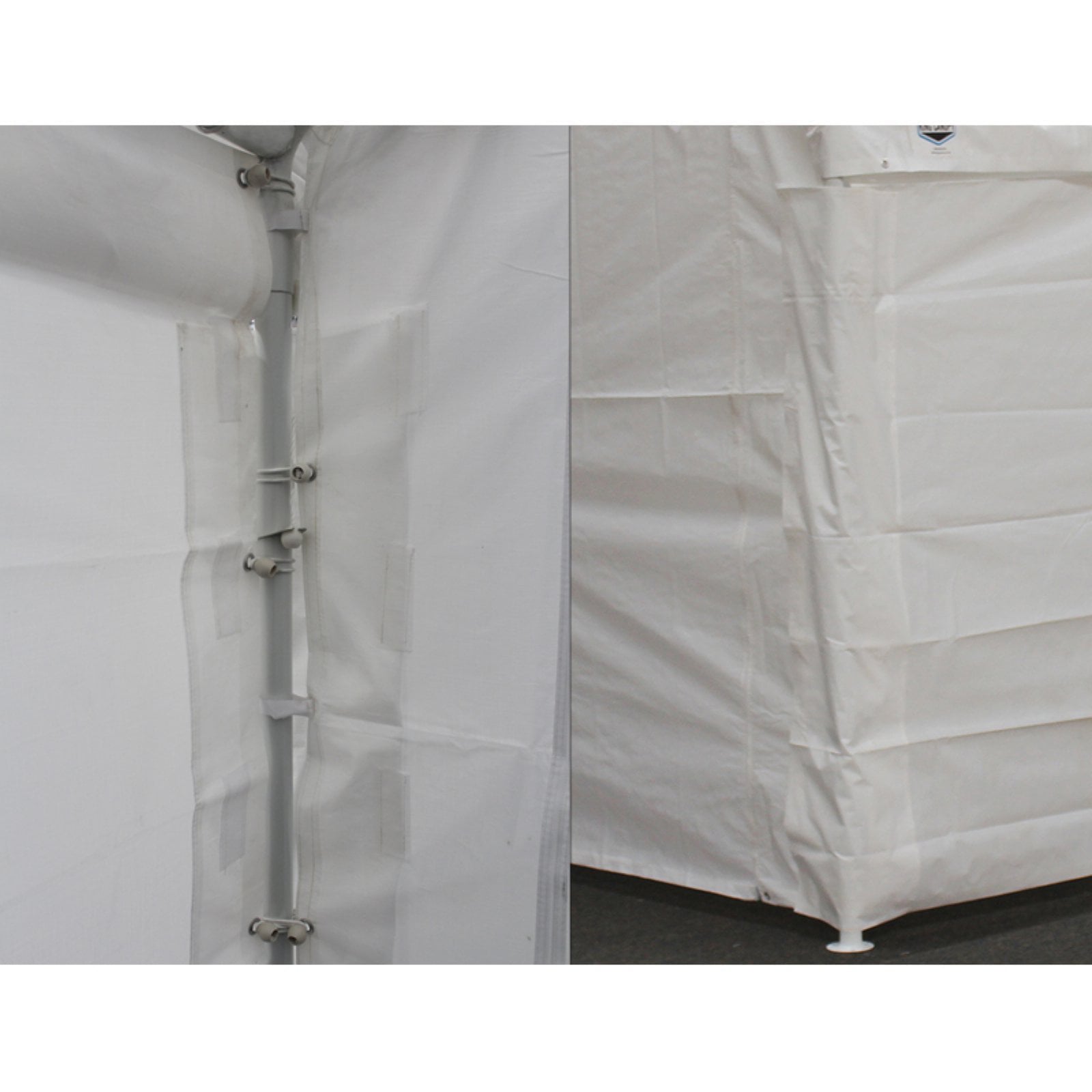 King Canopy 10 ft x 20 ft Carport Canopy Sidewall Kit w/ Flaps