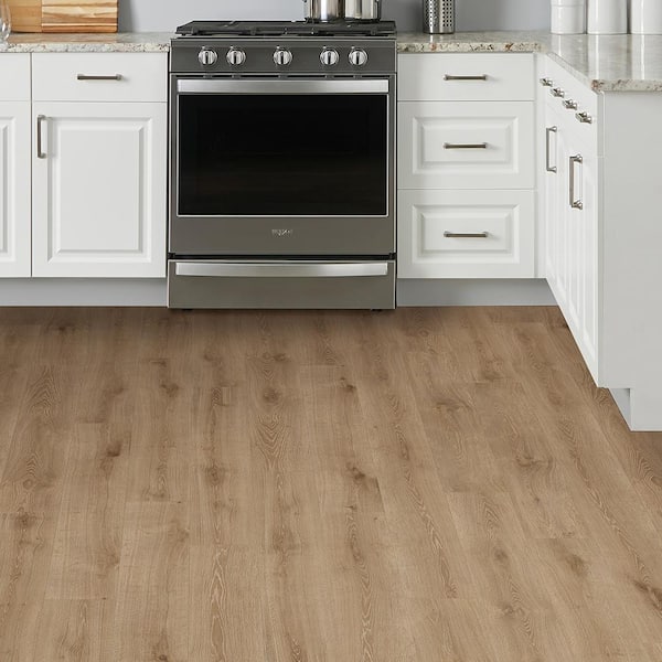 Eagle Plains Oak 14 mm T x 7.6 in. W Waterproof Laminate Wood Flooring (13.3 sqft/case)