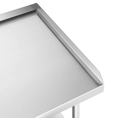 36 x 30 Inch Stainless Steel NSF Grill Table w/ Undershelf