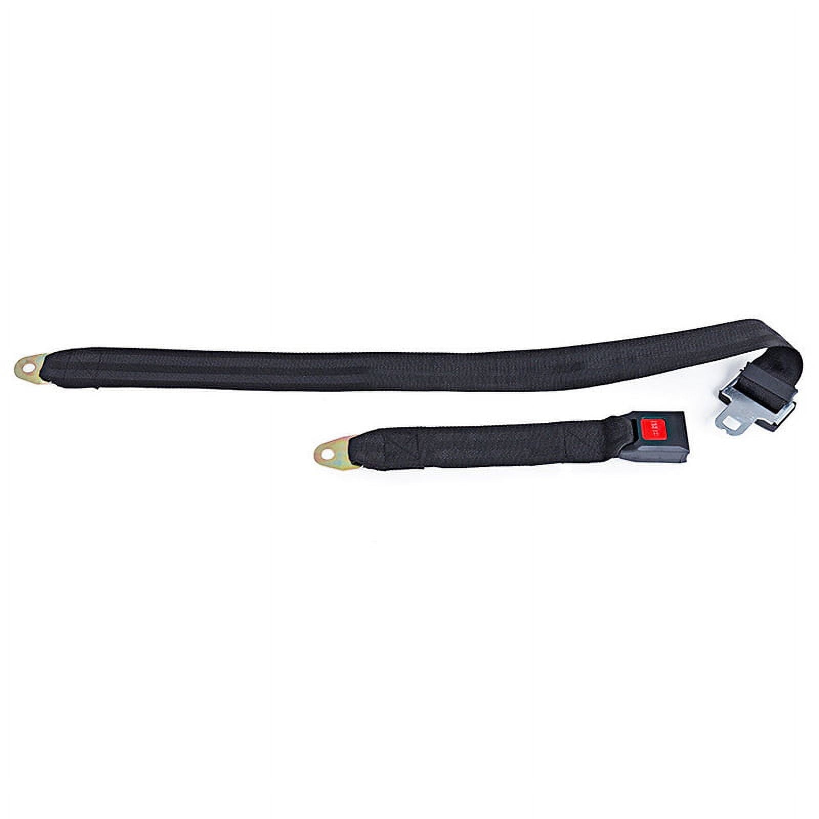 Car Auto Bus Seat Safety Belt Lap 2 Point Adjustable Retractable Universal Seatbelt