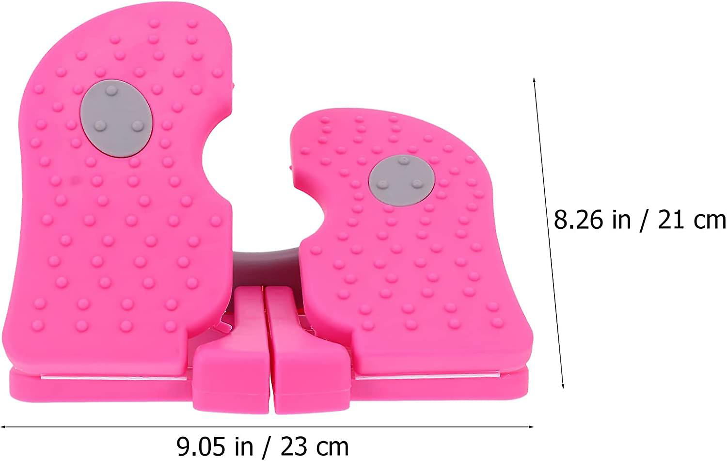 Mini Stepper Under Desk Pedal Exerciser Sitting Stepper Folding Foot Peddle Physical Therapy Relieves Varicose Veins Pink1pcs