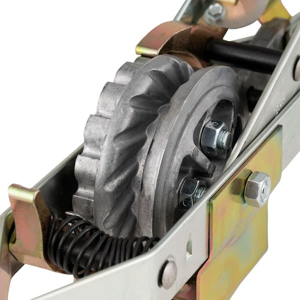 1,500 lb. 3/4-Ton Capacity 10:1 Leverage Rope Puller Come Along Tool Rope Not Included