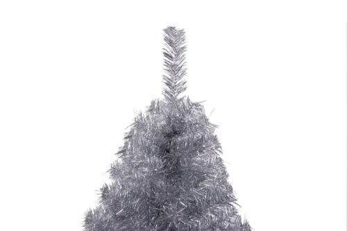 Fawyn 6' Ft Sparking Gorgeous Folding Artificial Tinsel Christmas Tree Silver