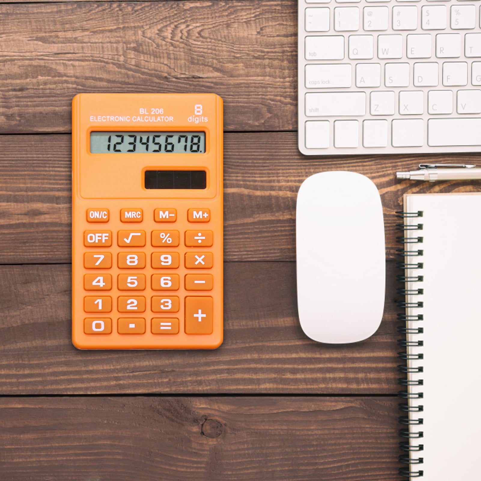 Travelwant Mini Digital Desktop Calculator with 8-Digit LCD Display Standard Function Electronic Pocket Size Calculator for School, Office and Home