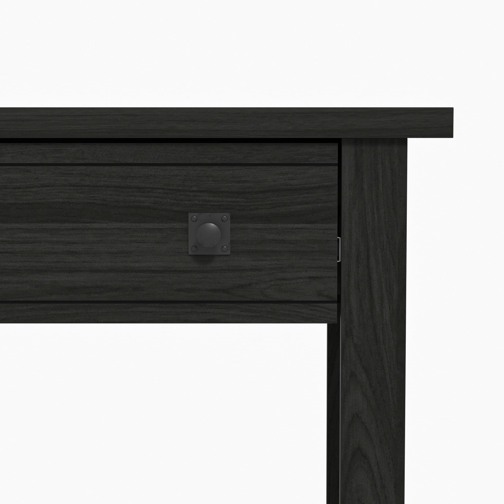 Coover Wood Console Table with 1 Drawer, Black
