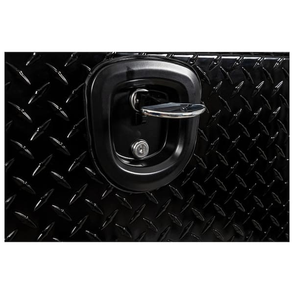 96 in. Black Diamond Tread Aluminum Top Mount Truck Tool Box