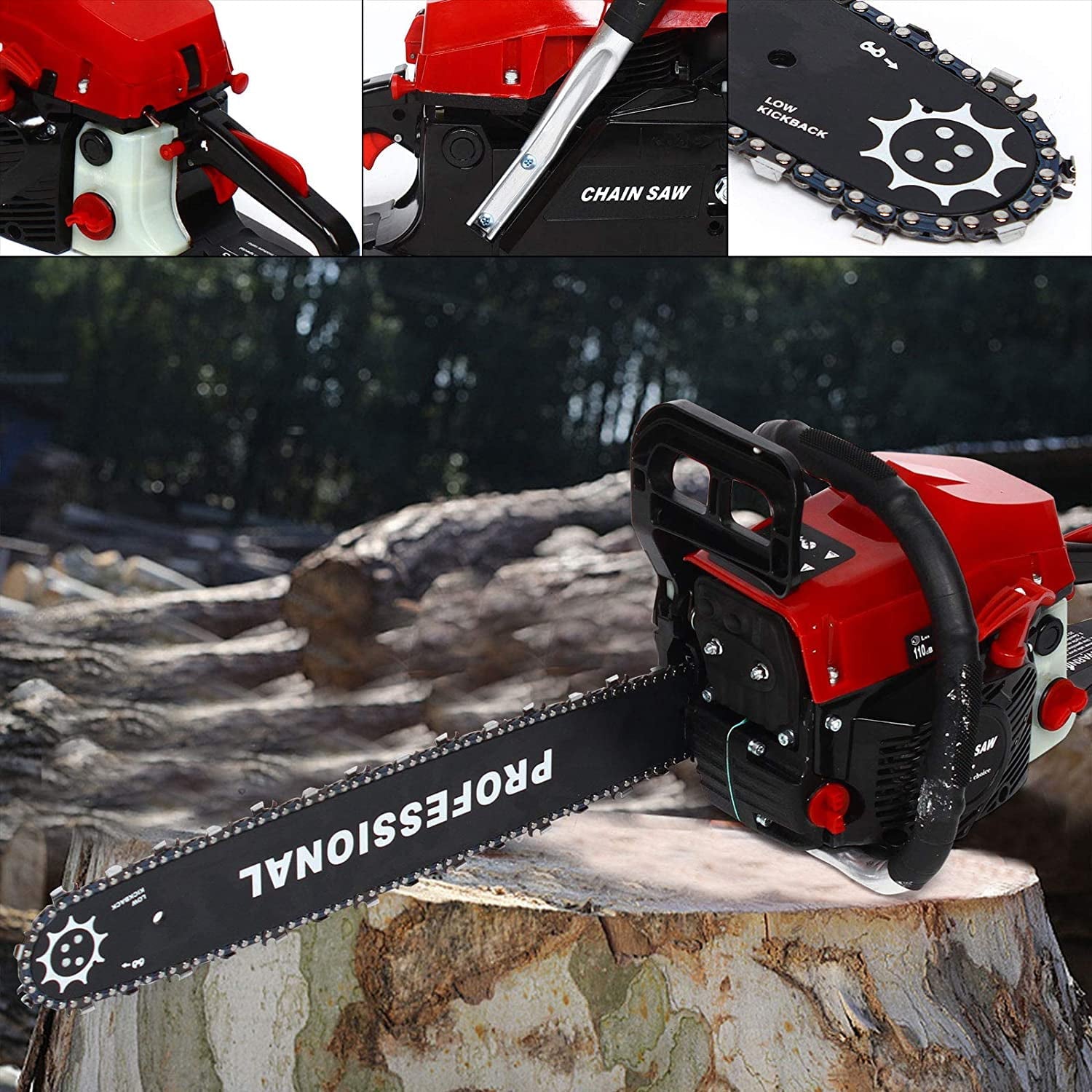 Anqidi 2 Stroke 62CC Gas Chainsaw 20
