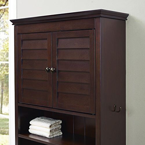 Lydia Space Saver Bathroom Cabinet Espresso