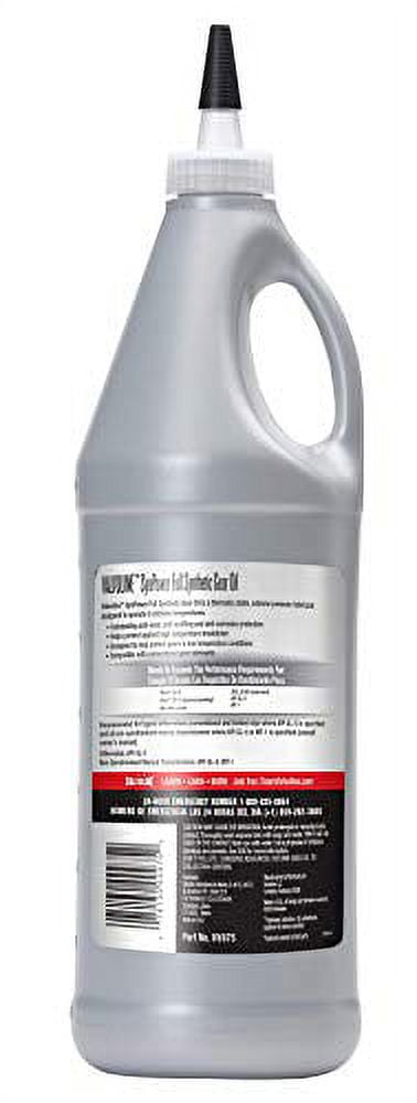Valvoline SynPower 75W-90 Full Synthetic Gear Oil 1 QT
