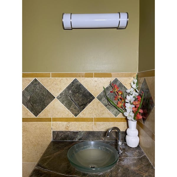 24 in. Brushed Nickel Led Bath Bar Vanity Light 3000k