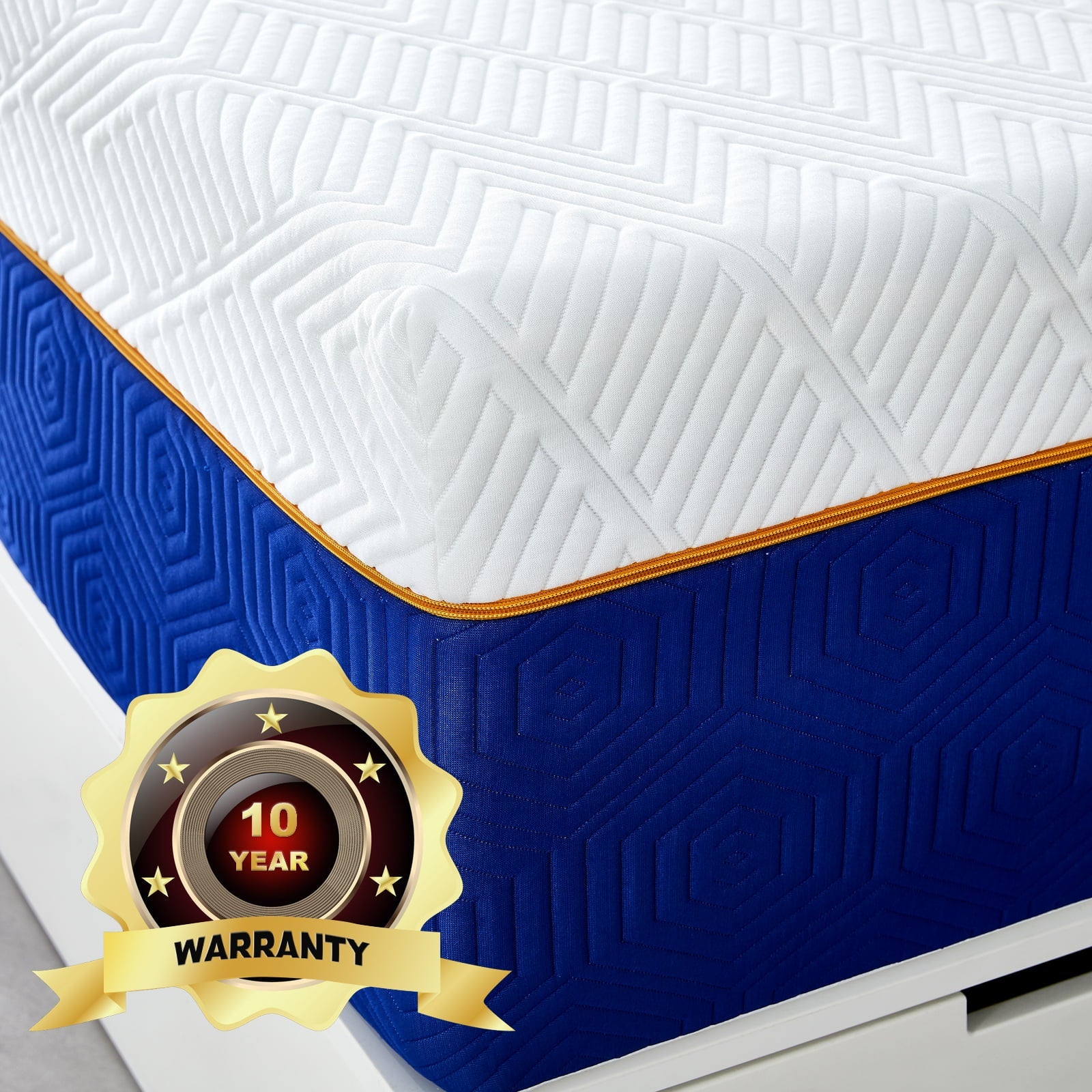 Mattress,Molblly 12 Inch Cooling-Gel Memory Foam Mattress in a Box,Medium Plush