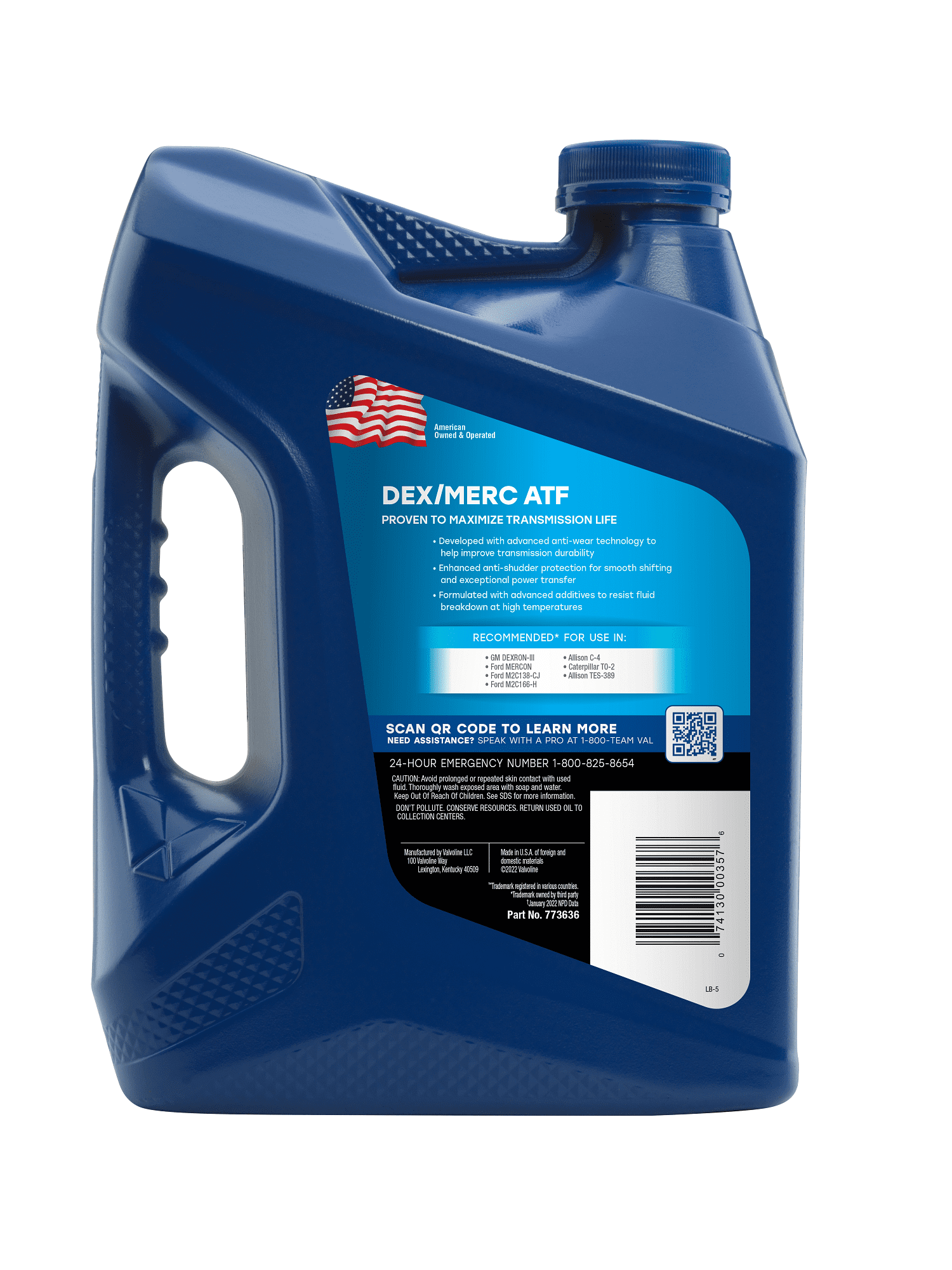 Valvoline DEX/MERC Automatic Transmission Fluid (ATF) 1 GA