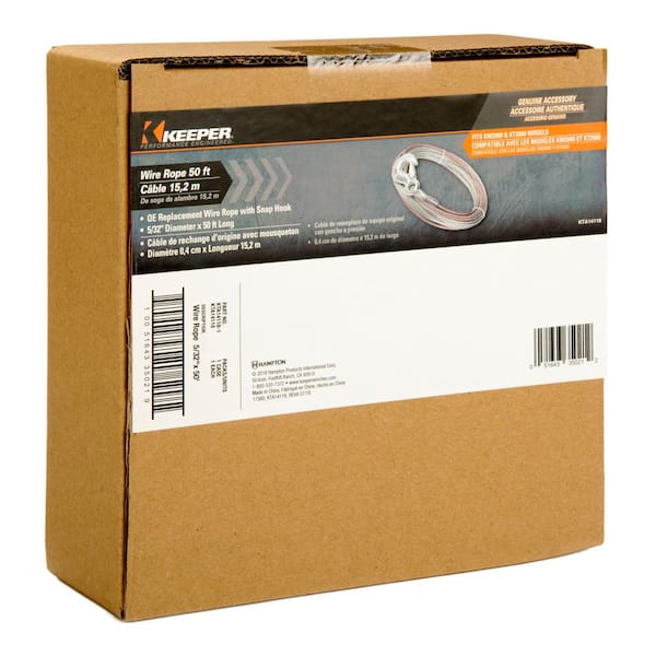 50 Ft. x 5/32 In. Wire Rope