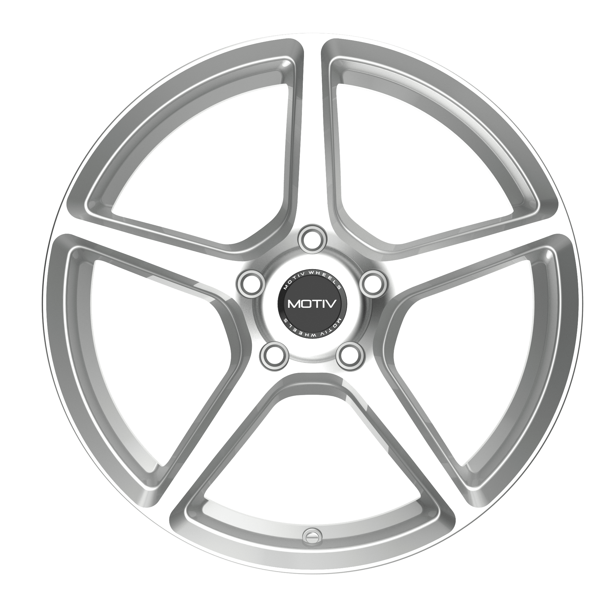 Motiv 16x7.5 5X4.50 433MS Blade Silver Wheel Rim