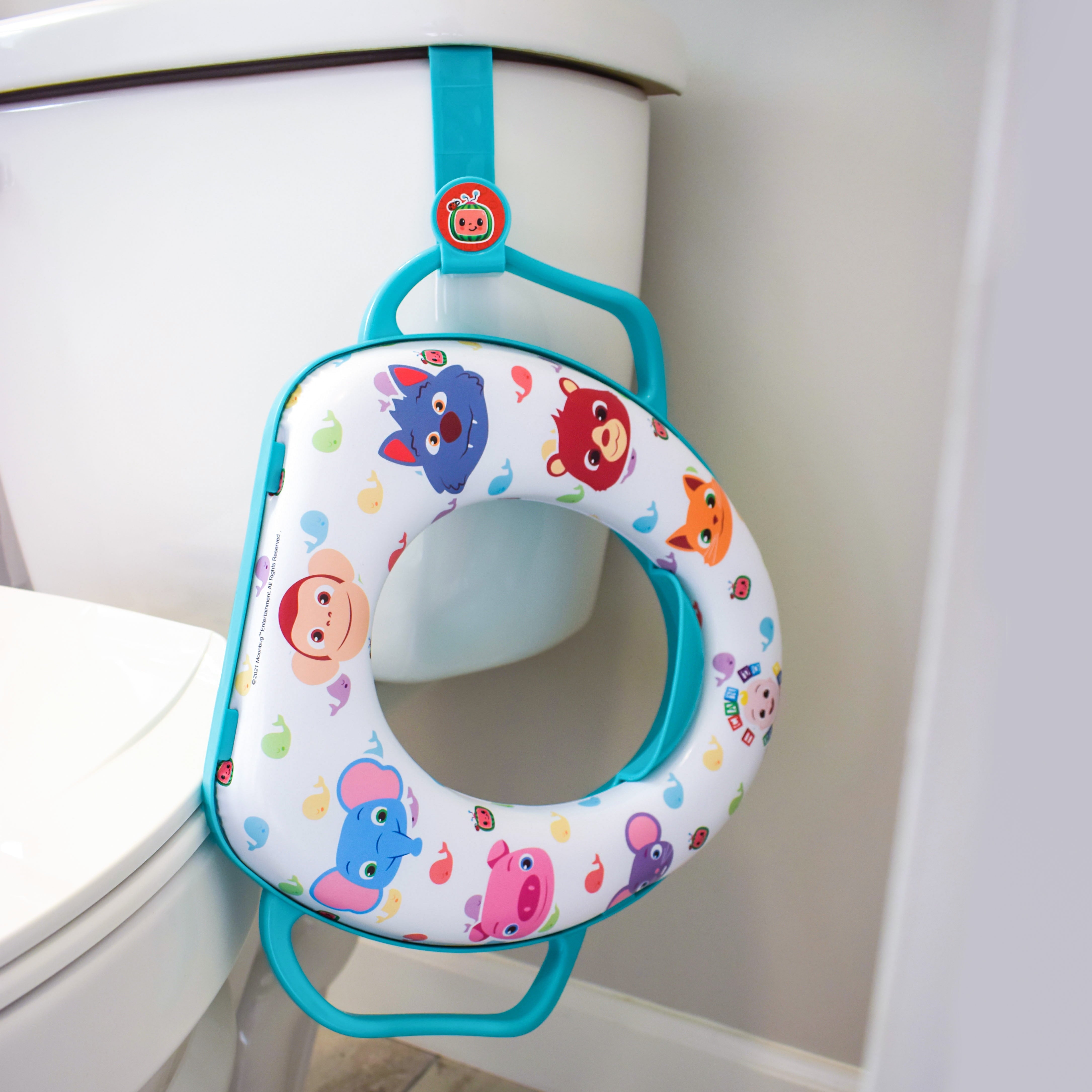 CoComelon Soft Potty Training Seat with Potty Hook, Unisex