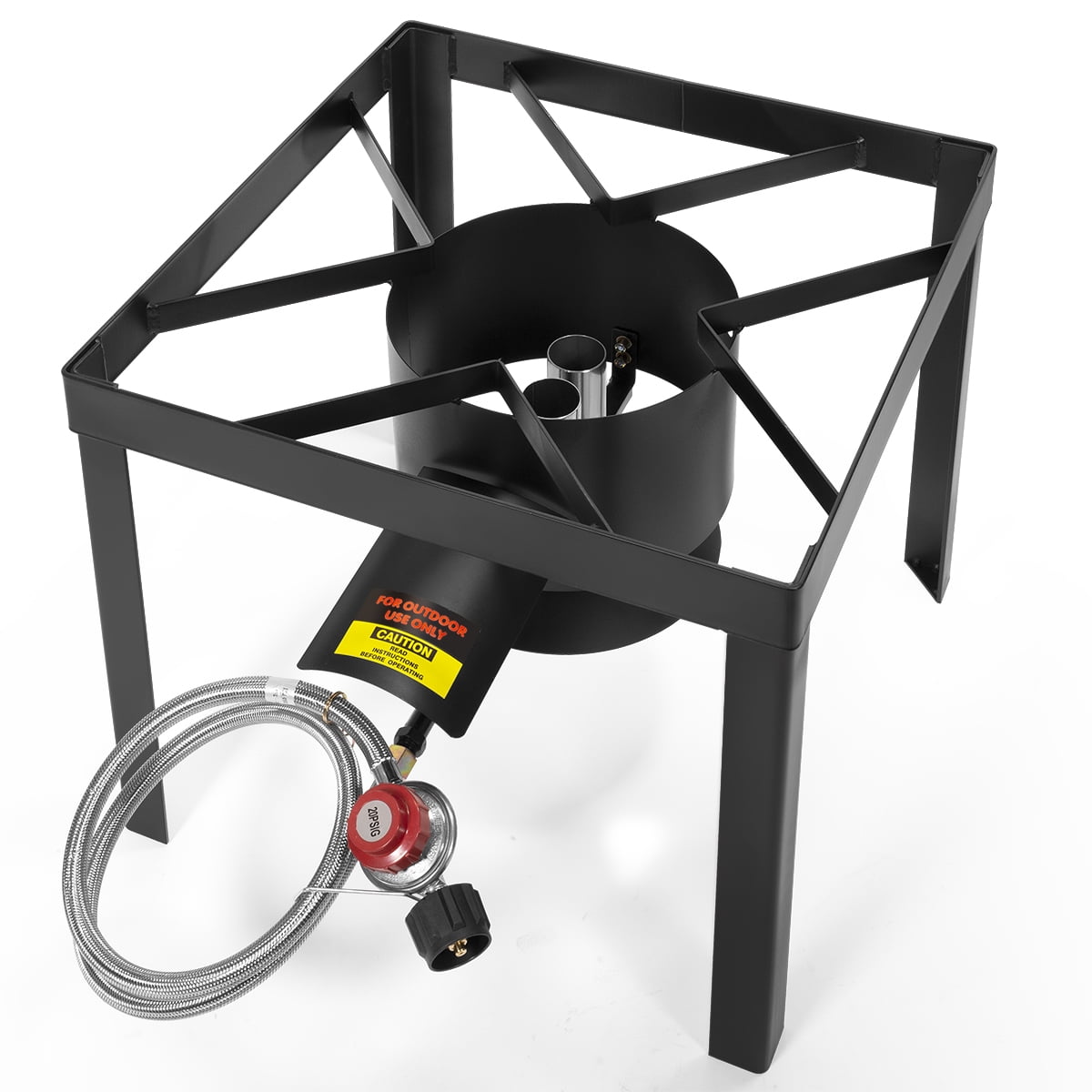 Barton X-Large 64QT Turkey Deep Fryer Steamer Propane Burner Fair Clam Bake Aluminum Pot with Burner