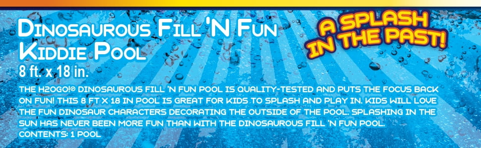 H2ogo! 8ft Fill`n Fun Pool, Easy-Set Pools, Round