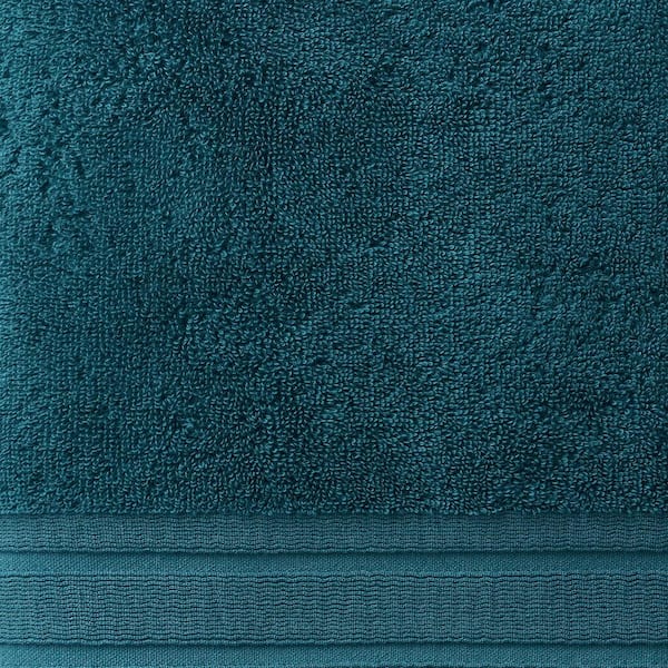 Company Cotton 6-Piece Deep Teal Turkish Cotton Bath Towel Set