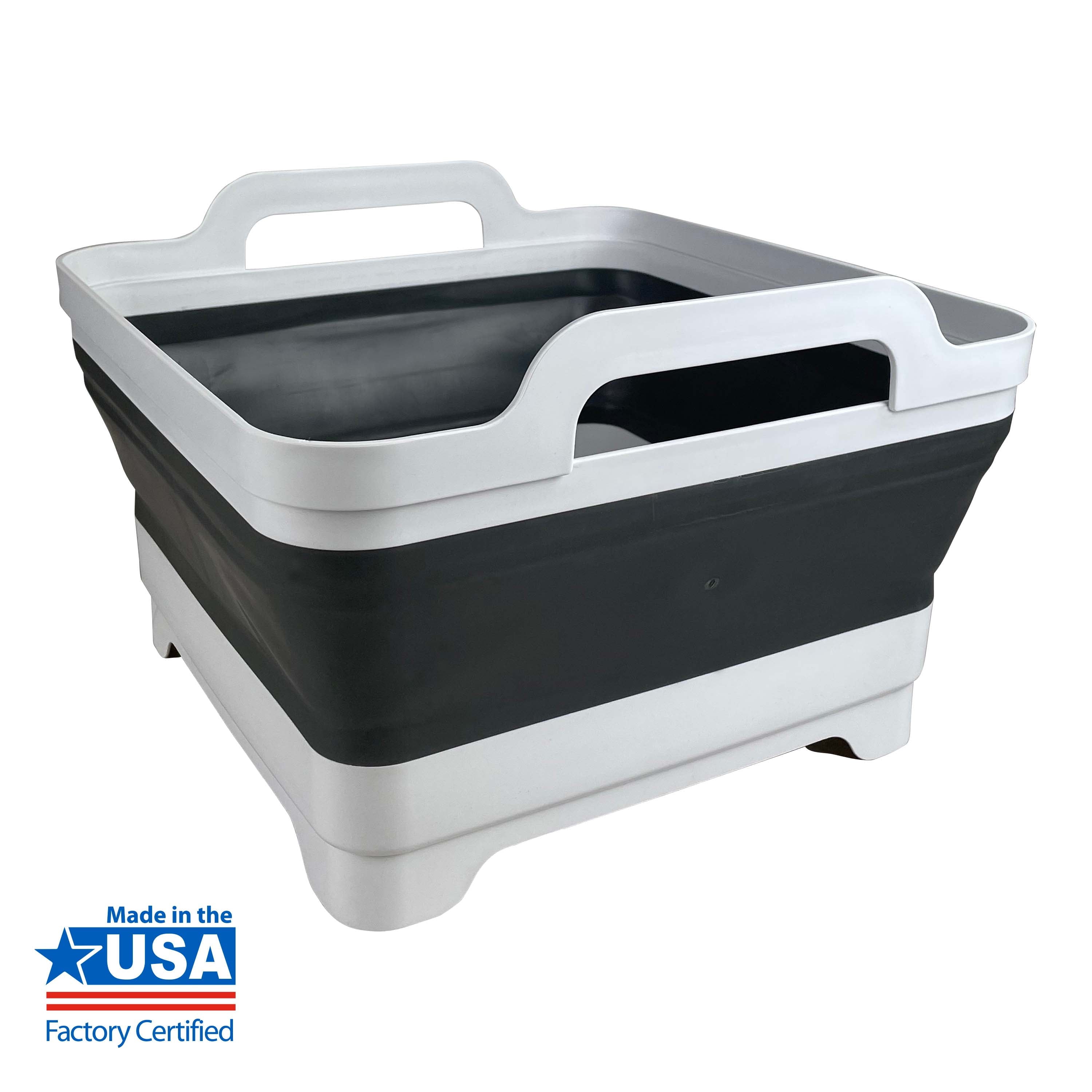 Ozark Trail 10-quart Collapsible Sink 12.1 in L x 12.1 in W x 2.75 in H (7.87 in expanded)