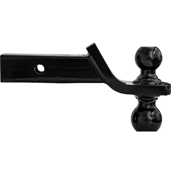 2 in. and 2-5/16 in. Towing Ball Mount with Dual Black Balls