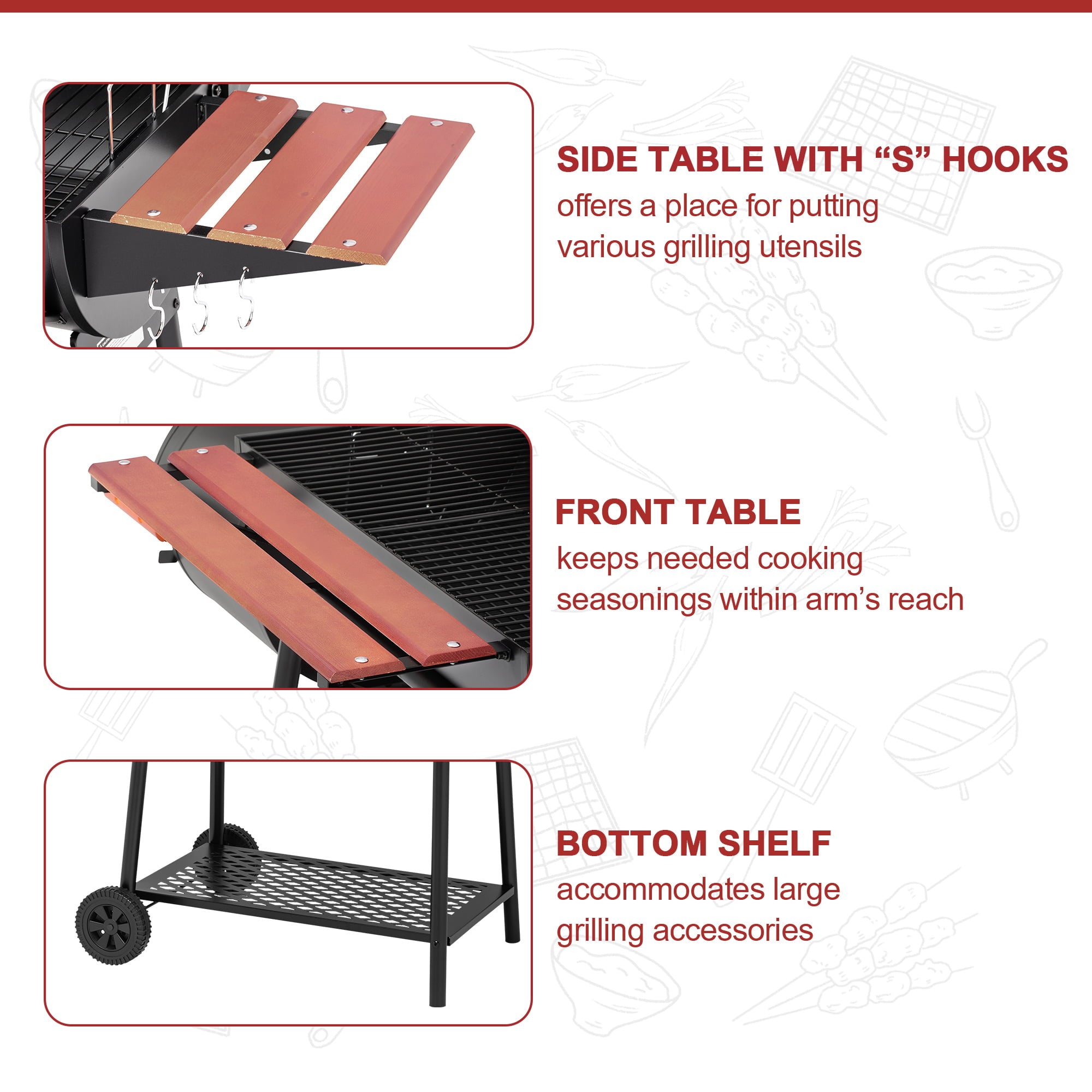 Royal Gourmet CC1830W 30