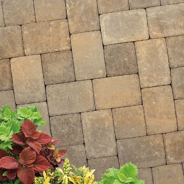 Plaza 8.27 in. L x 5.51 in. W x 2.36 in. H Rectangular Desert Blend Concrete Paver (360-Pieces/112 sq. ft./Pallet)