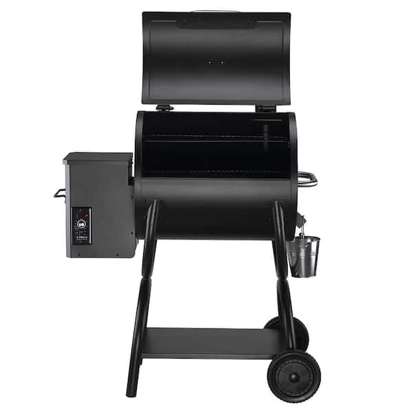 590 sq. in. Wood Pellet Grill and Smoker PID, Black