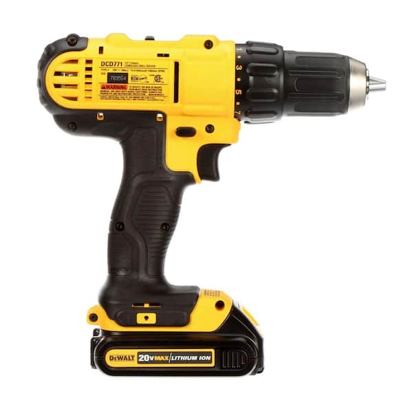 20V MAX Cordless 1/2 in. Drill/Driver, (2) 20V 1.3Ah Batteries, Charger and Bag