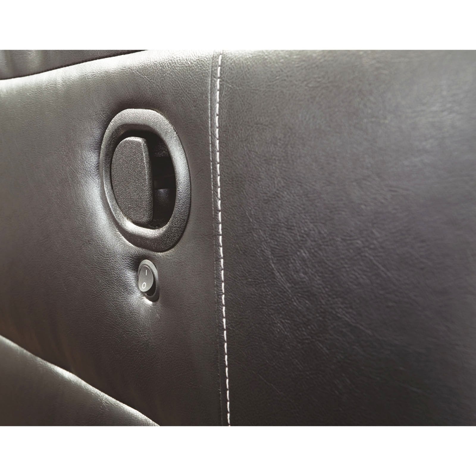 Signature Design by Ashley Kempten Double Reclining Loveseat with Console