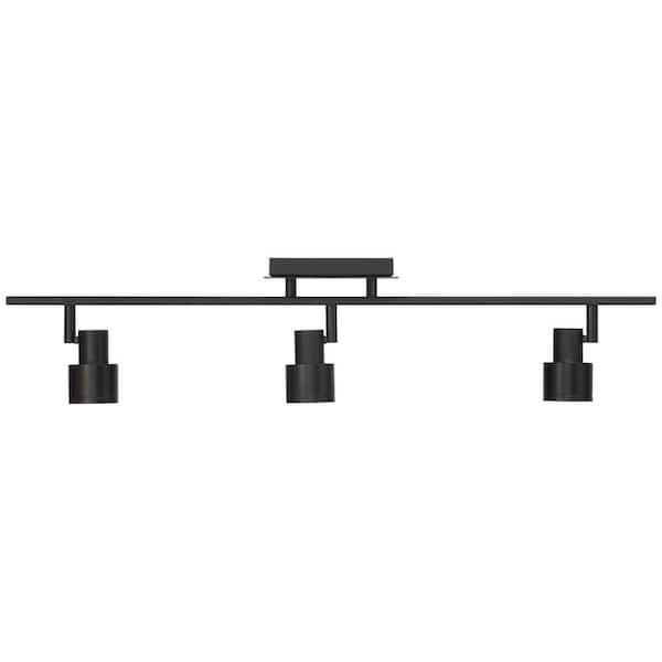 Matte Black Integrated LED Flexible Track Pendant