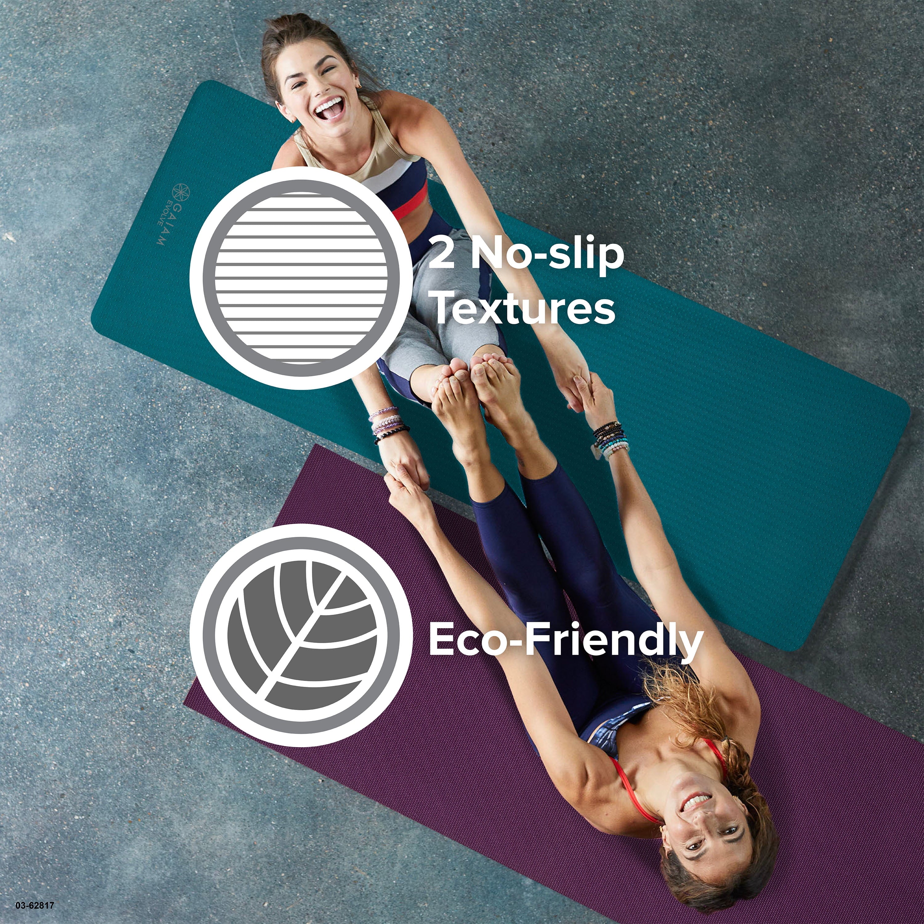 Evolve by Gaiam Fit Yoga Mat, 6mm