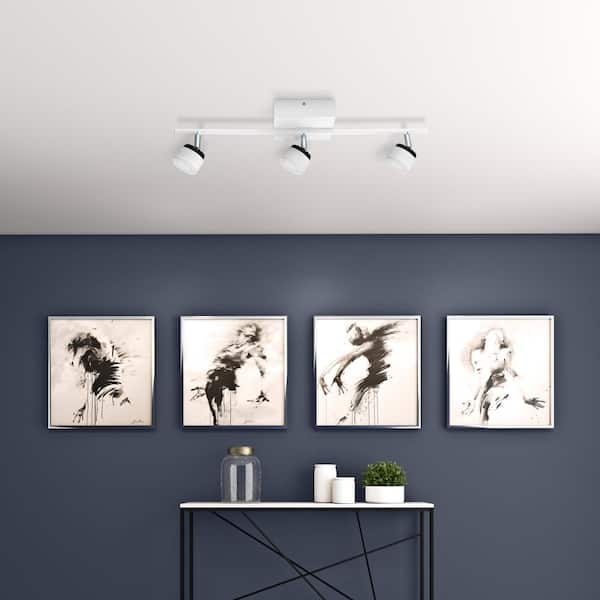 Armento 3-Light White LED Track Light