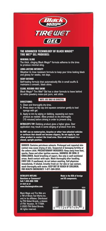 Black Magic Tire Wet Gel, 16 oz. Tire Shine - 5072647W
