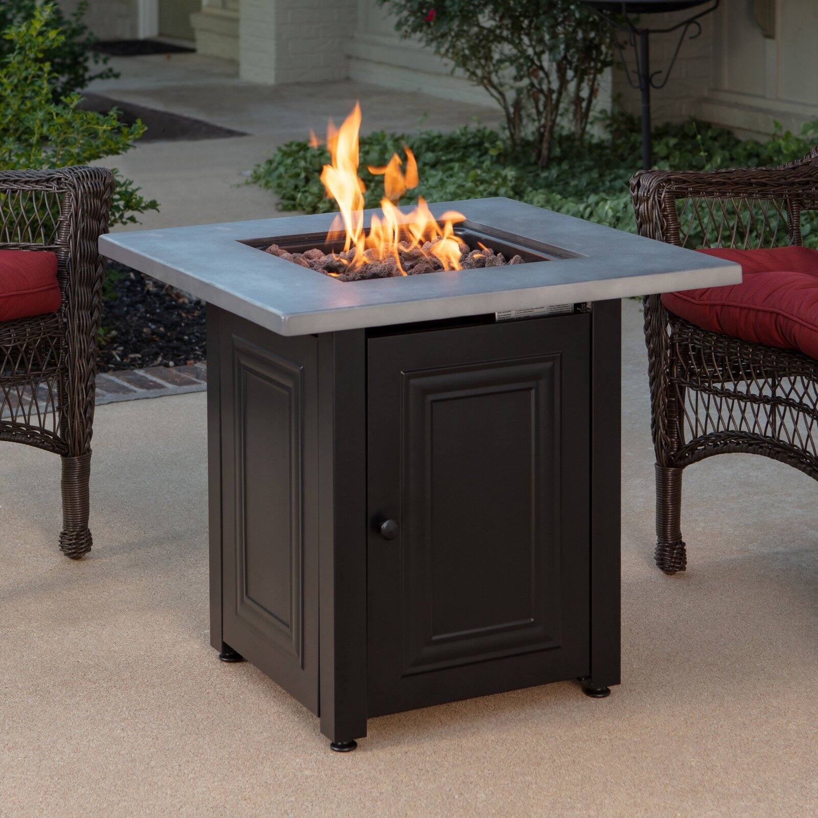 Fire Island Wakefield 28 in. LP Gas Fire Pit
