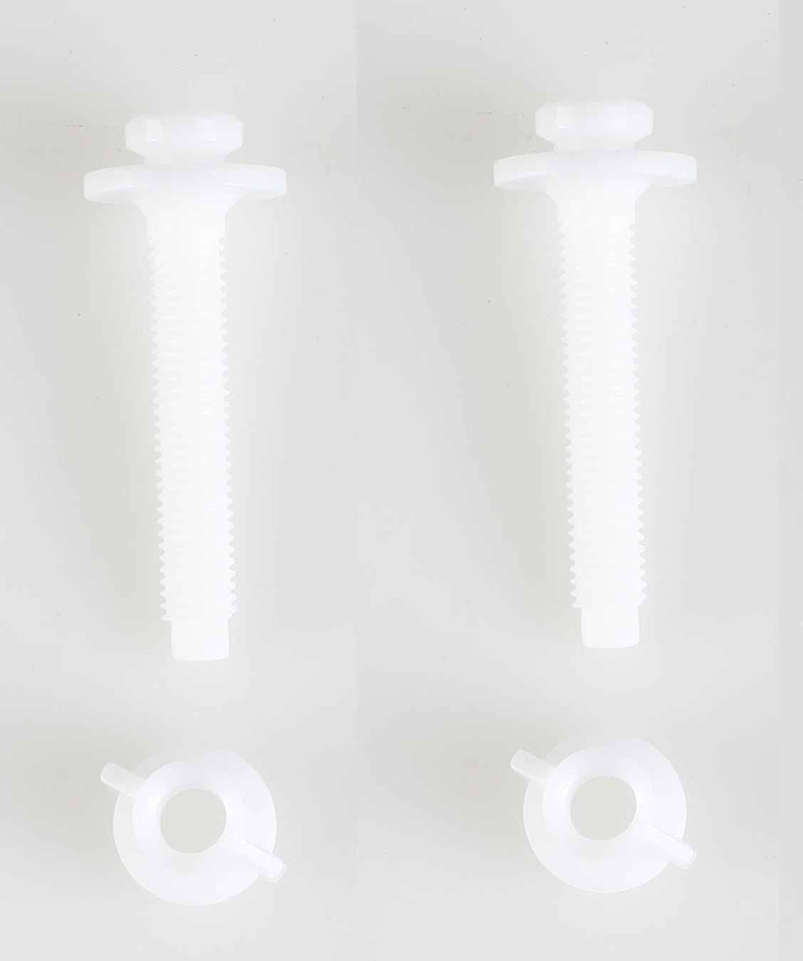 Mainstays Round Wood Beveled Edge Toilet Seat With Easy-off Hinges, White