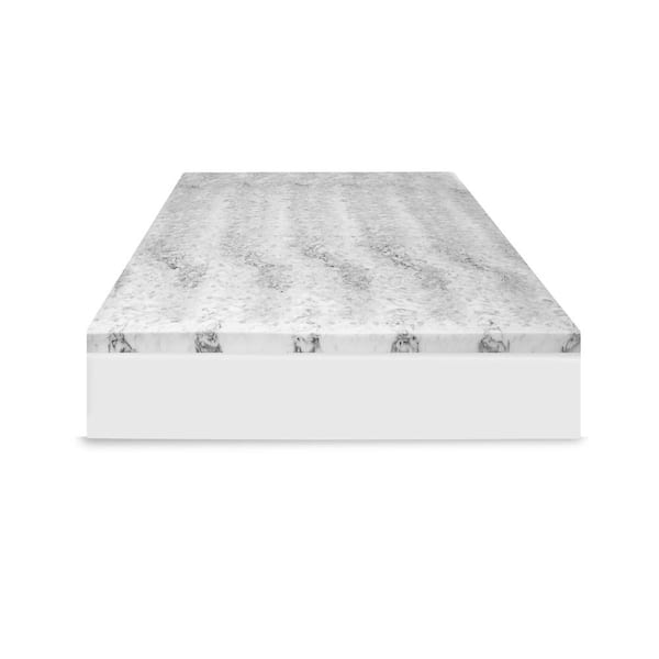 Mattress Toppers 4 in. Medium No Pocket Memory Foam King Mattress Topper