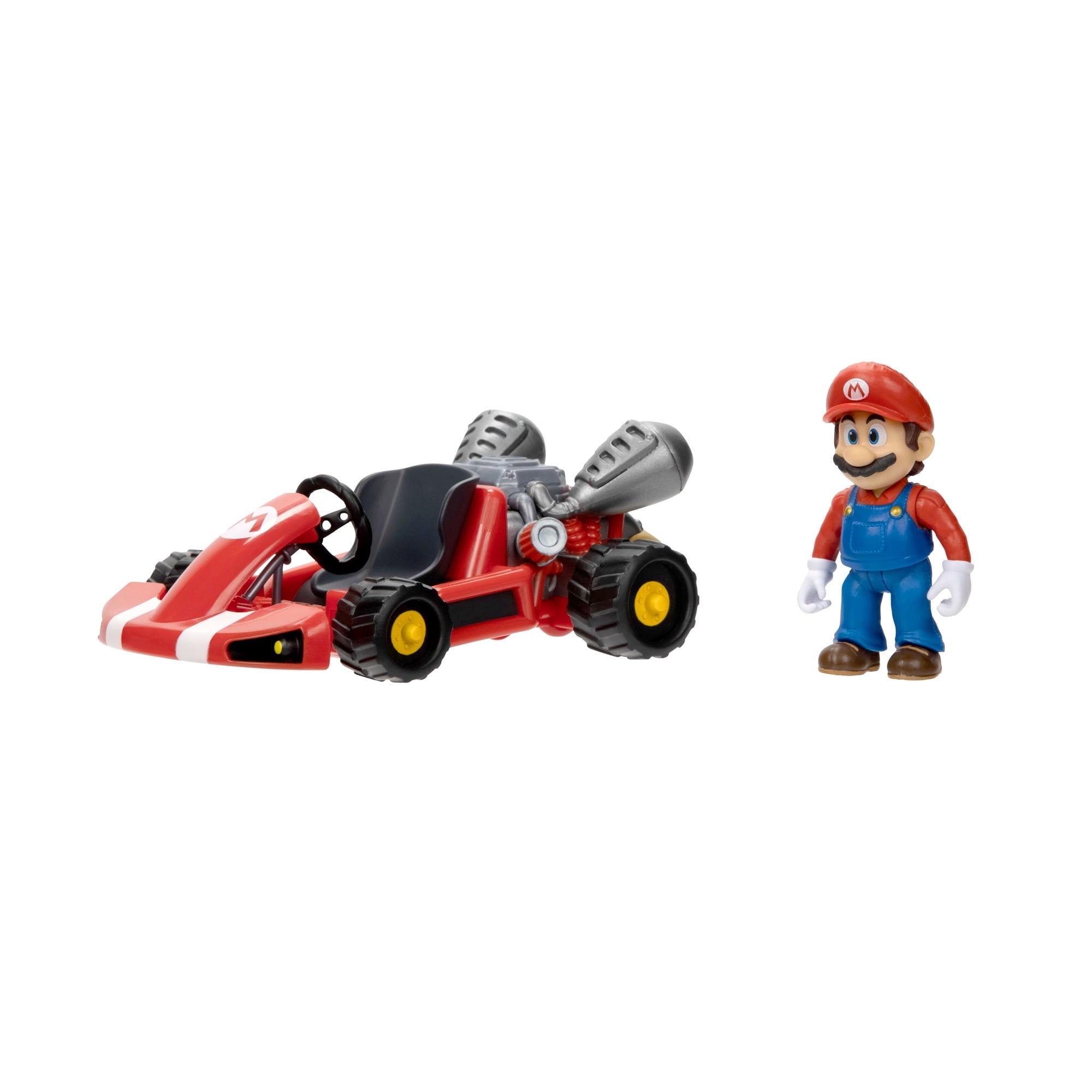 The Super Mario Bros. Movie 2.5 inch Mario Action Figure with Pull Back Racer