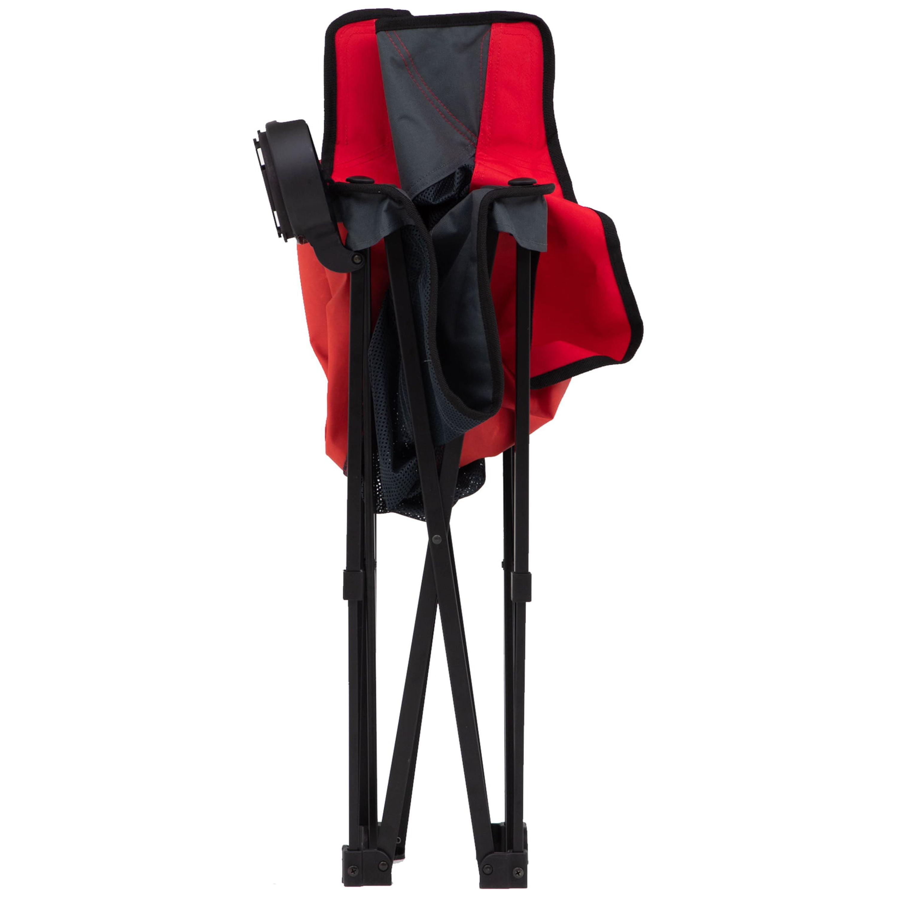 Ozark Trail Camping Chair, Red and Gray