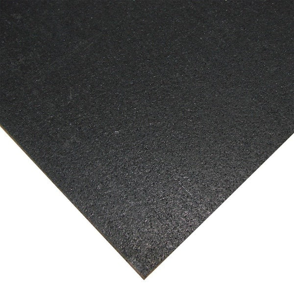 Elephant Bark Black 3/8 in. T x 48 in. W x 144 in. L Rubber Flooring (48 sq. ft.)