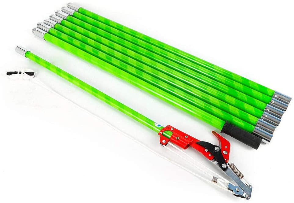 WUZSTAR long pole tree trimmer,Garden Extendable tree trimmer pole saws 26 Foot Tree Cutter