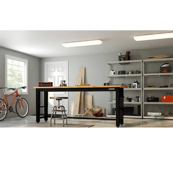 49 in x 10 in Rectangular Light Fixture LED Flush Mount 3000 Lumens Acrylic Lens Kitchen Light Laundry Room Light