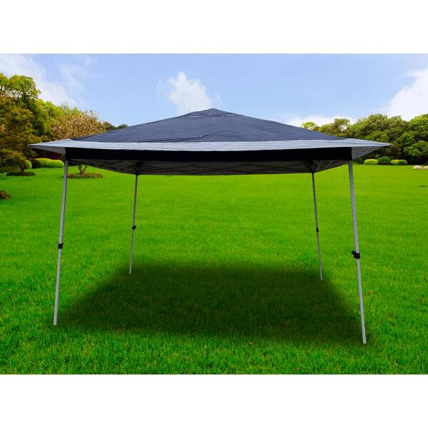 12 ft. x 12 ft. Navy Blue Pop-Up Gazebo Tent Outdoor Canopy Gazebos Pop-Up Gazebo Tent