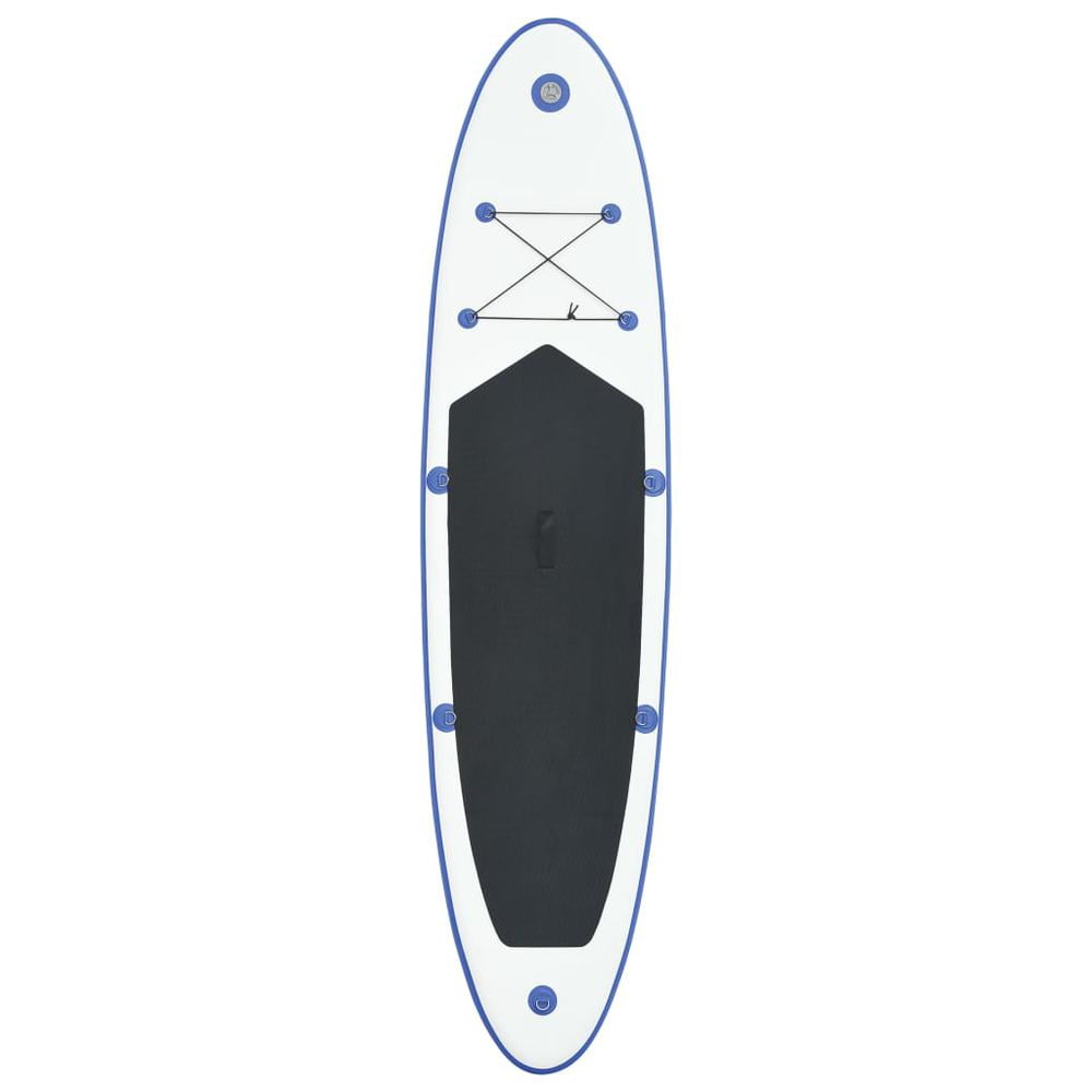 vidaXL Stand Up Paddle Board Set SUP Surfboard Inflatable Blue and White, 92204
