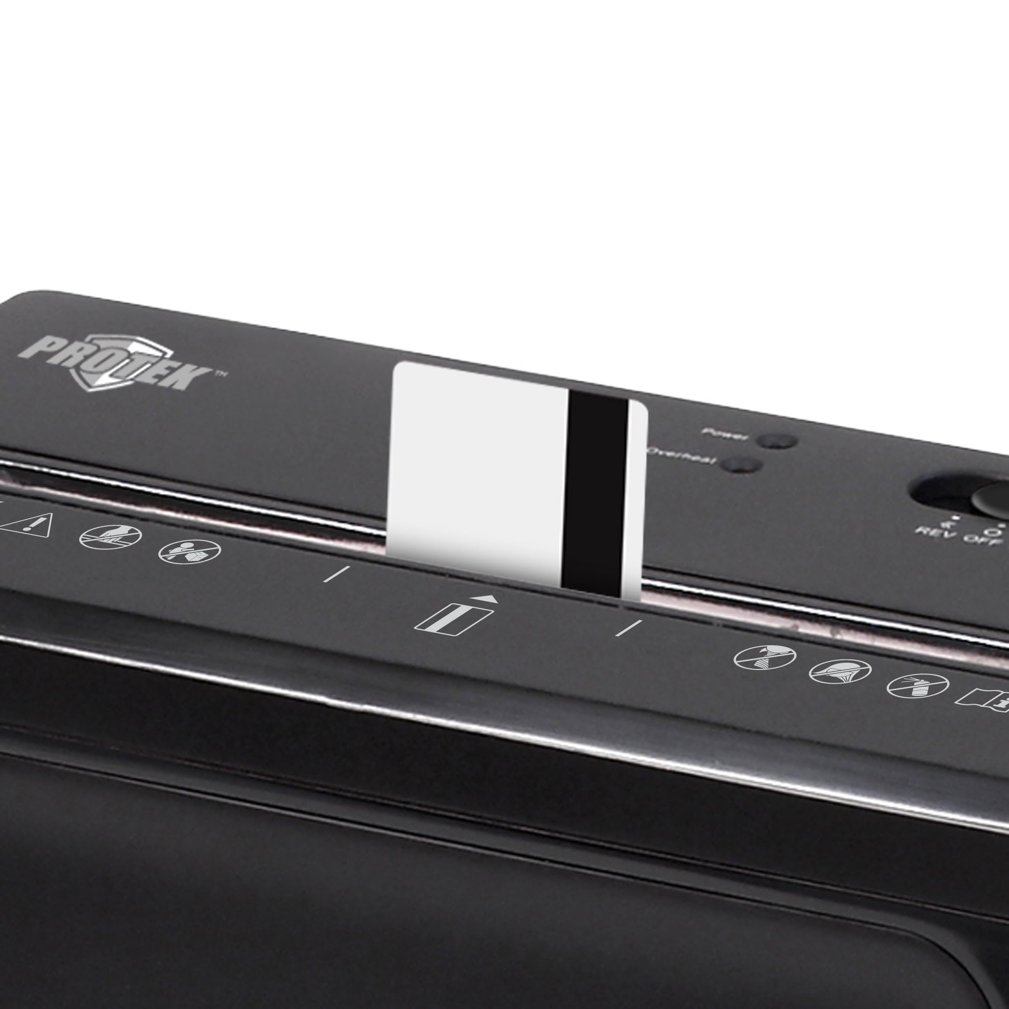 ProTek® 8-Sheet Cross-Cut Shredder, Black, PX81B